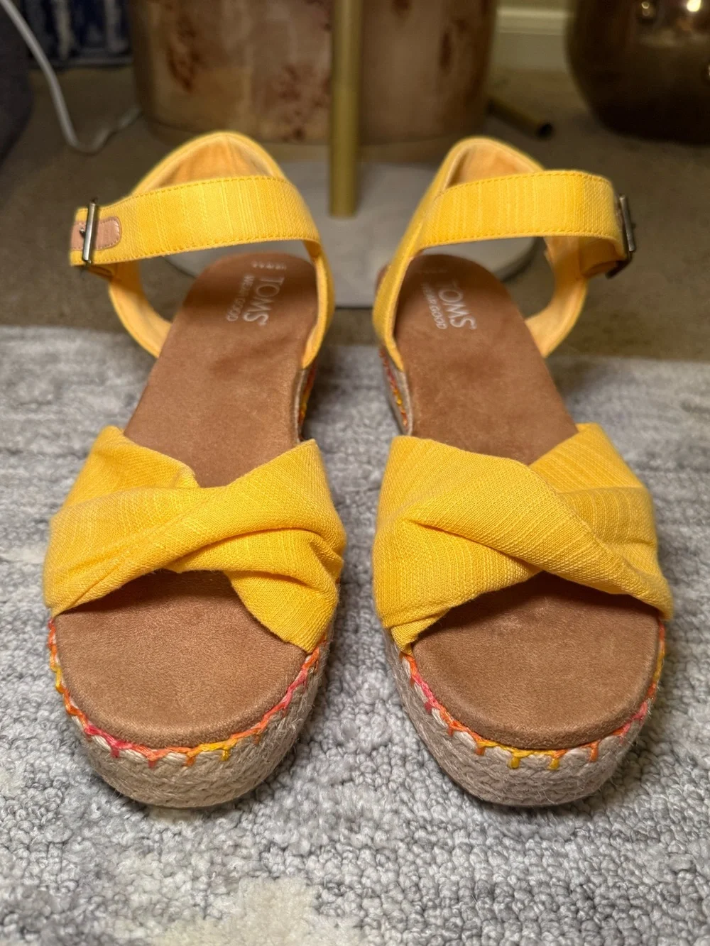 Toms comfortable yellow